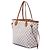 Louis Vuitton White Damier Azur Neverfull MM Bianco - vista 2