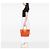 Prada Orange Saffiano Trimmed Tessuto Tote - Ansicht 6