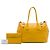 Bolsa Tote Prada Yellow City em couro de bezerro com fivela Amarelo Mostarda - vista 7