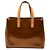 Louis Vuitton Marrone Monogram Vernis Reade PM Bronzo