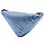 Borsa a tracolla Prada in raso blu con decorazioni in cristallo e triangolo Blu chiaro - vista 2