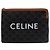 Céline Celine Brown Small Triomphe Clutch aus beschichtetem Canvas Braun Dunkelbraun