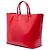 Borsa Tote Convertible Prada Red Saffiano Vernice Rosso - vista 2