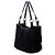 Fendi Black Zucca Wildleder Chef Tote Schwarz - Ansicht 2