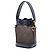Fendi Borsa a secchiello Mini Zucca Mesh Mon Tresor marrone - vista 2