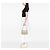 Borsa a tracolla con catena in Tessuto marrone Prada Beige - vista 6