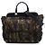 Borsa Prada Brown Tessuto Gaufre Camouflage Frame Satchel Marrone Cachi