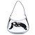 Borsa a tracolla Cleo in pelle Spazzolato argento Prada