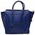 Céline Celine Blue Mini Kalbsleder Luggage Tote Blau