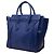 Céline Celine Blue Mini Kalbsleder Luggage Tote Blau - Ansicht 2
