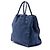 Tote convertible aperto in Vitello Daino blu Prada Blu scuro - vista 2