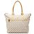 Louis Vuitton White Damier Azur Saleya GM Bianco