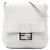 Fendi White Zucchino Spalmati Crossbody Bianco