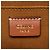 Céline Borsa Camera Mini Triomphe in pelle e tela rivestita marrone Celine Marrone scuro - vista 5