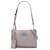 Borsa Prada Gray Glace Calf Etiquette Marrone