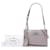 Borsa Prada Gray Glace Calf Etiquette Marrone - vista 7
