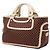 Céline Borsa Boogie in tela Macadam marrone Celine Marrone scuro - vista 2