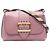 Burberry Pink Small Leather Medley Buckle Crossbody Rosa