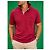 Burberry Polohemd Rot mit Check-Muster - Ansicht 2
