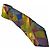 Gianni Versace Geometric Pattern Silk Tie Brown Red Blue Green Purple Yellow - view 5