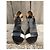 Dries Van Noten Sandali con Tacco in Pelle Nero e Beige Marrone - vista 3