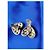 Oscar de la Renta Set Collana Choker e Orecchini a Cuore Rosa Blu D'oro Bordò Gold hardware - vista 5