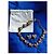 Oscar de la Renta Set Collana Choker e Orecchini a Cuore Rosa Blu D'oro Bordò Gold hardware - vista 7