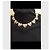 Oscar de la Renta Set Collana Choker e Orecchini a Cuore Rosa Blu D'oro Bordò Gold hardware - vista 8