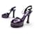 SCARPE PRADA SLINGBACK PLATFORM 40 SANDALI IN PELLE VIOLA Porpora  - vista 1