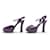 SCARPE PRADA SLINGBACK PLATFORM 40 SANDALI IN PELLE VIOLA Porpora  - vista 2