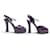 SCARPE PRADA SLINGBACK PLATFORM 40 SANDALI IN PELLE VIOLA Porpora  - vista 3