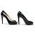 DECOLTÉ PRADA 40 SCARPE IN PELLE LACCATA NERA Nero - vista 3