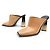 NOVO SAPATOS GIVENCHY BE304JE004 CLOGS SABOTS MULES SALTO 40 COURO Marrom