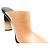 NOVO SAPATOS GIVENCHY BE304JE004 CLOGS SABOTS MULES SALTO 40 COURO Marrom - vista 12