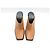 NOVO SAPATOS GIVENCHY BE304JE004 CLOGS SABOTS MULES SALTO 40 COURO Marrom - vista 6