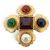 VINTAGE CHANEL GRIPOIX VICTOIRE DE CASTELLANE 1986 PERLEN-CABOCHON-BROSCHE Golden