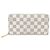 CARTERA LOUIS VUITTON ZIPPY N41660 EN LIENZO DAMIER AZUR Blanco