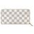 CARTERA LOUIS VUITTON ZIPPY N41660 EN LIENZO DAMIER AZUR Blanco - vista 2