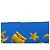 FULAR CHANEL MOTIVO LOGO CC STELLA LUNA QUADRATO 90 SETA BLU SILK SCARF - vista 10