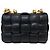 NEUF SAC A MAIN BOTTEGA VENETA CHAIN CASSETTE MATELASSE INTRECCIO NOIR - vue 3