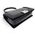 BORSA CHANEL BOY MEDIUM IN PELLE LACCATA NERA A SPALLA Nero - vista 3