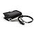 BORSA CHANEL BOY MEDIUM IN PELLE LACCATA NERA A SPALLA Nero - vista 4