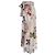 Falda midi cruzada de malla con volantes Ganni con estampado floral de poliamida - vista 2