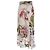 Falda midi cruzada de malla con volantes Ganni con estampado floral de poliamida - vista 3