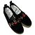 Espadrilles Louis Vuitton Front Pier con decorazioni in cristallo in scamosciato nero - vista 11