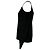 Michael Kors Collection Sweatshirt mit asymmetrischem Cutout aus schwarzer Baumwolle - Ansicht 4
