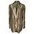 Blazer monopetto Brunello Cucinelli in viscosa oro metallizzato D'oro Metallico