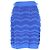 Minifalda Missoni con patrón de zig-zag en viscosa azul - vista 3
