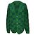 Gucci GG Strickjacke aus grüner Wolle