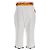 Zimmermann Gürtel-Straight-Leg Cropped Hose aus weißer Baumwolle - Ansicht 3
